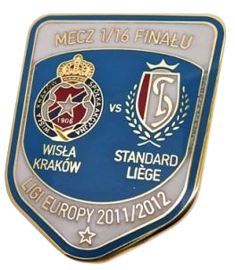 Odznaka Wisła Kraków - Standard Liège 1:1 (16.02.2012)