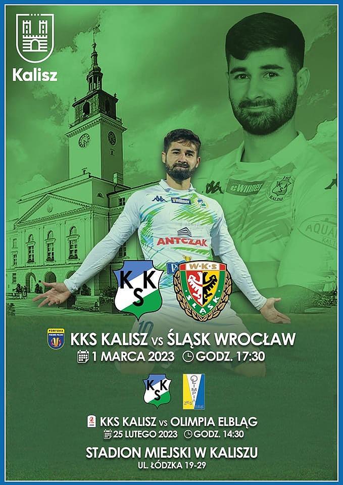 KKS Kalisz - Śląsk Wrocław 3:0 (01.03.2023)