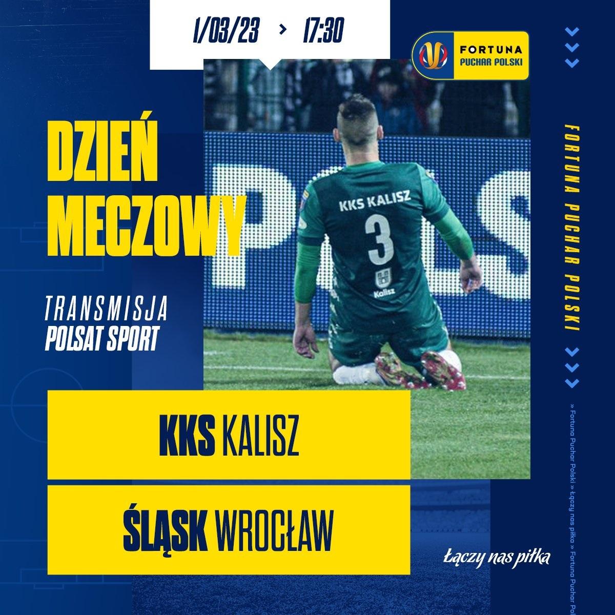 KKS Kalisz - Śląsk Wrocław 3:0 (01.03.2023)