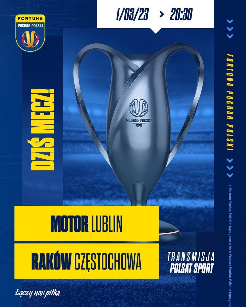 Motor Lublin - Raków Częstochowa 0:3 (01.03.2023)