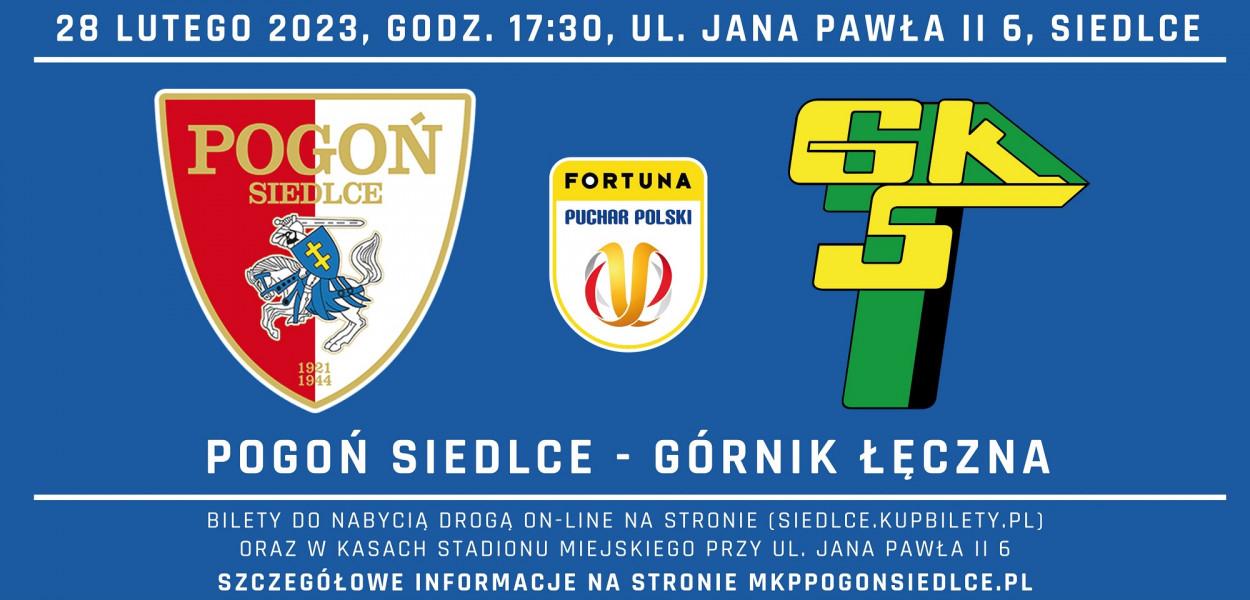 Pogoń Siedlce - Górnik Łęczna 0:1 (28.02.2023)