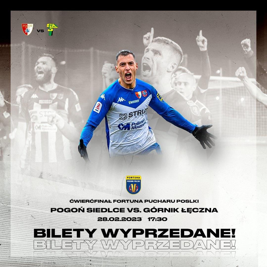 Pogoń Siedlce - Górnik Łęczna 0:1 (28.02.2023)