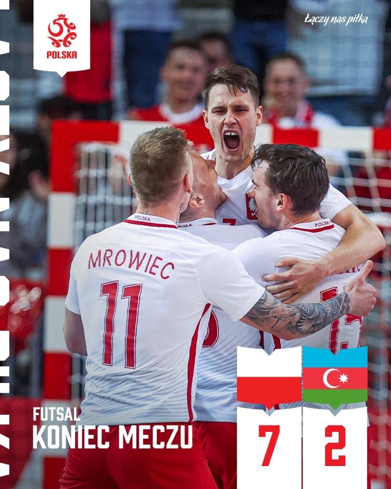 Polska - Azerbejdżan 7:2 (07.03.2023) Futsal