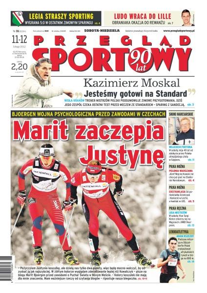 Przegląd Sportowy przed Wisła Kraków - Standard Liège 1:1 (16.02.2012)