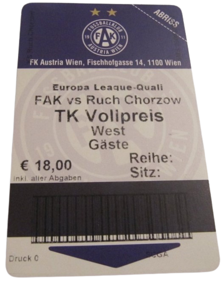 Austria Wiedeń - Ruch Chorzów 3:0 (05.08.2010)