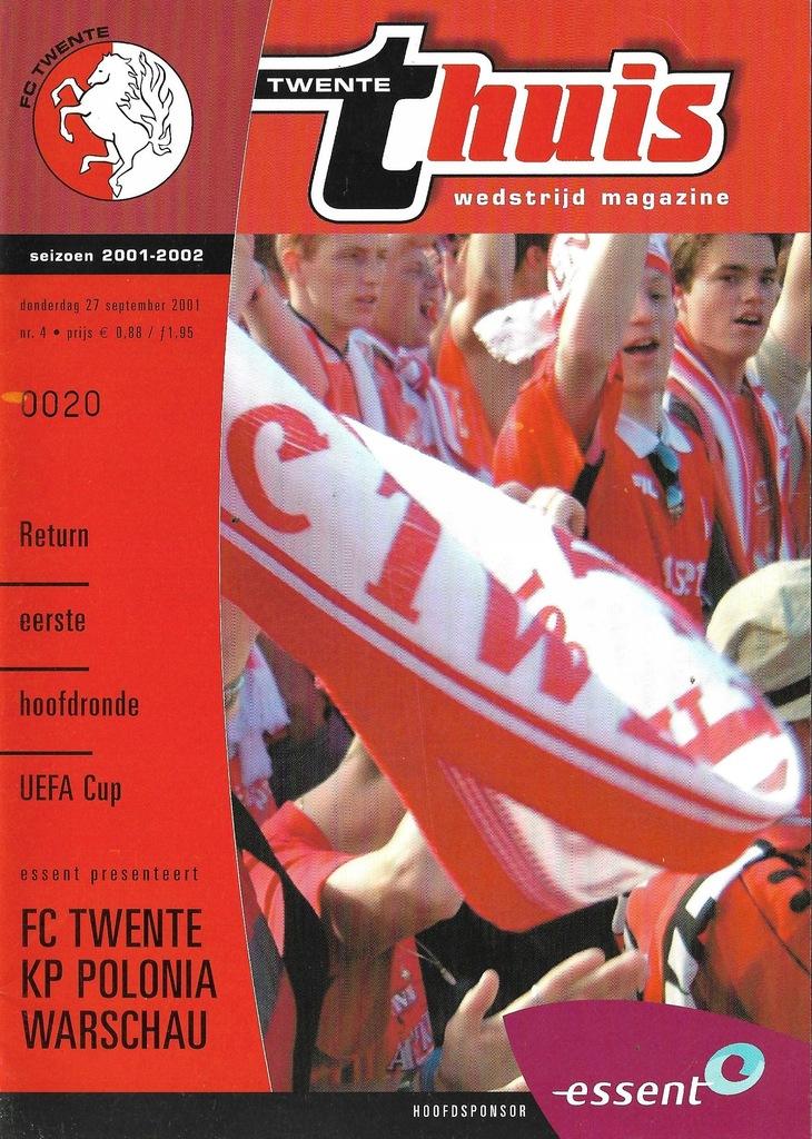 Program meczowy Twente Enschede - Polonia Warszawa