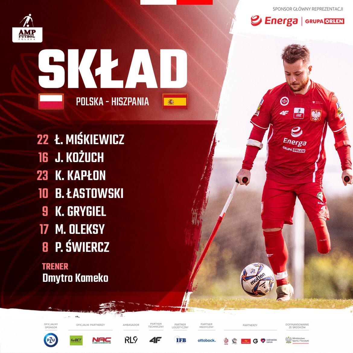 Polska - Hiszpania 4:0, Liga Narodów w ampfutbolu