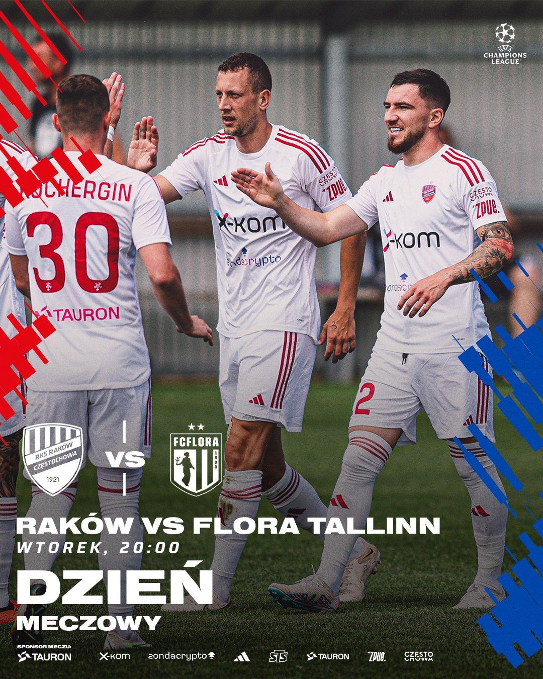 Raków Częstochowa - Flora Tallin 1:0 (11.07.2023)