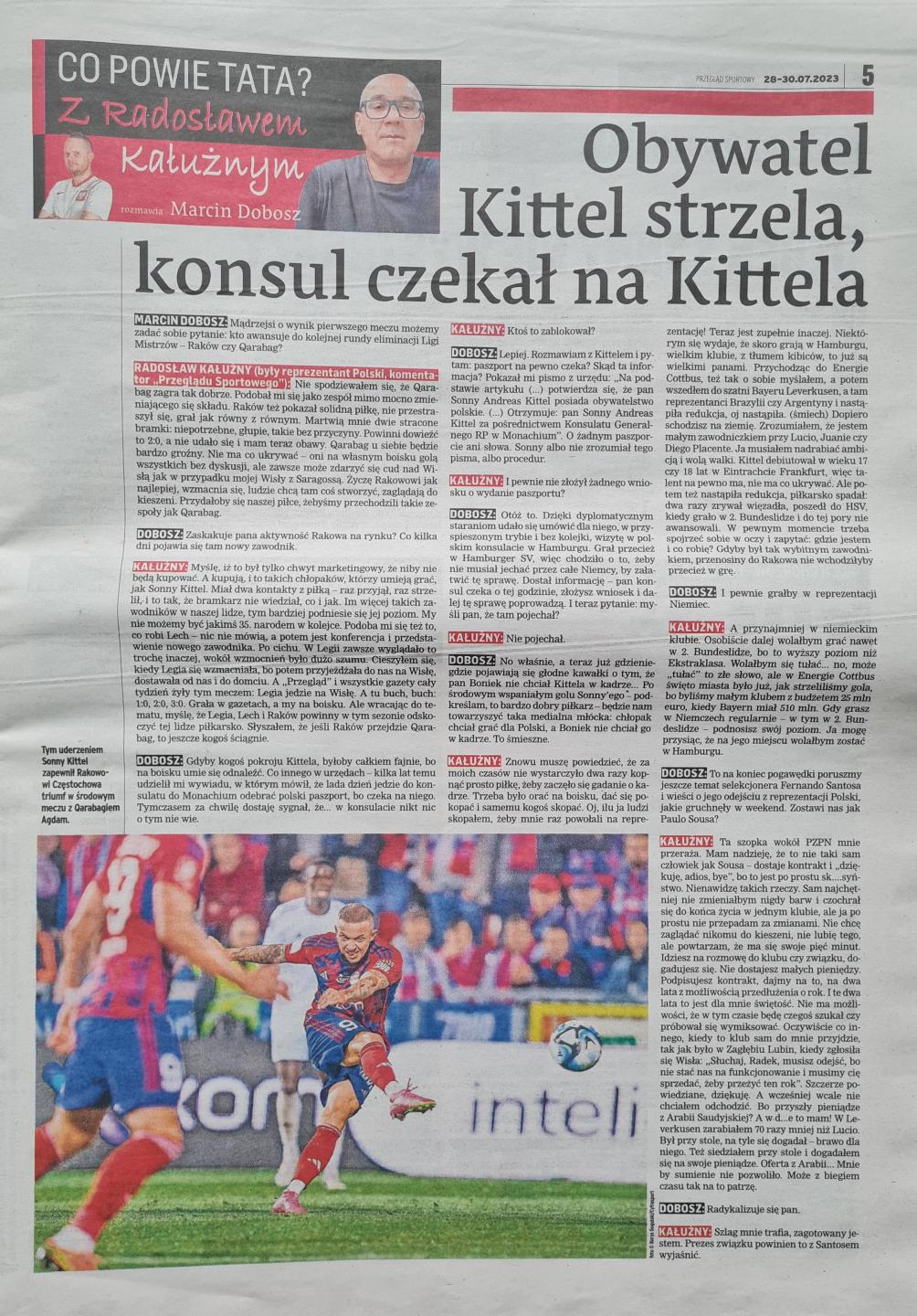Raków Częstochowa - Qarabağ Ağdam 3:2 (26.07.2023)