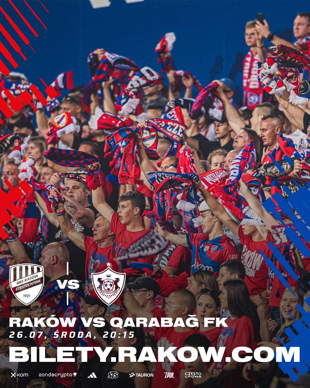 Raków Częstochowa - Qarabağ Ağdam 3:2 (26.07.2023)
