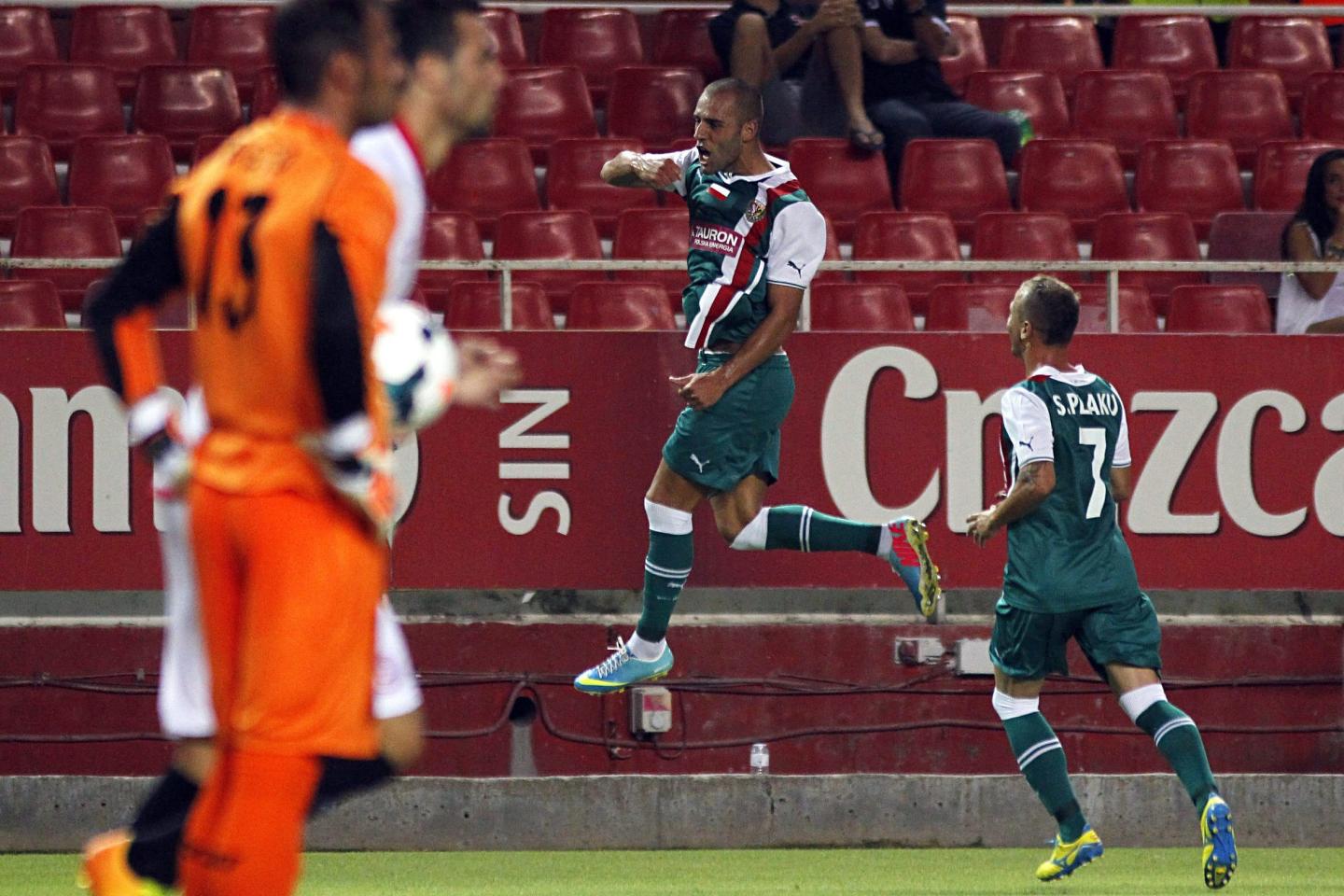 Sevilla FC - Śląsk Wrocław 4:1 (22.08.2013) Marko Paixao