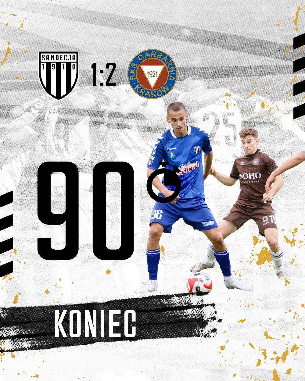 Sandecja Nowy Sącz - Garbarnia Kraków 1:2 (09.08.2023)