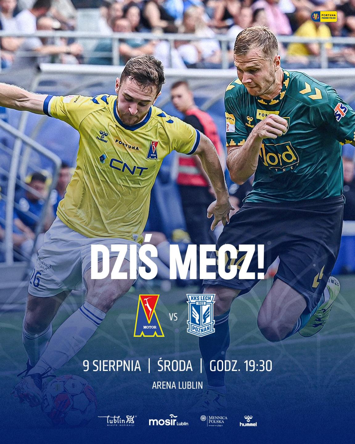 Motor Lublin - Lech II Poznań 1:0 (09.08.2023)