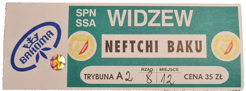 Widzew Łódź - Neftçi Baku 8:0 (30.07.1997)