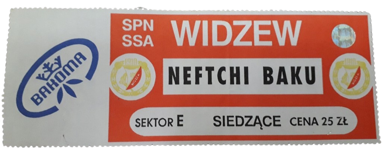 Widzew Łódź - Neftçi Baku 8:0 (30.07.1997)
