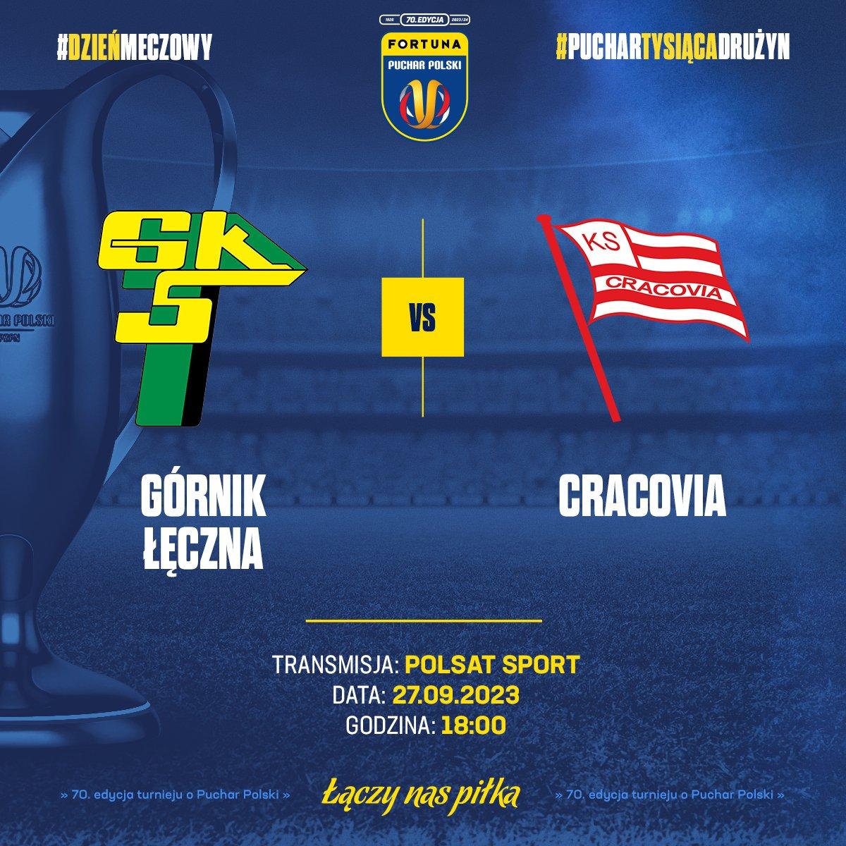 Górnik Łęczna - Cracovia 3:4 (27.09.2023)