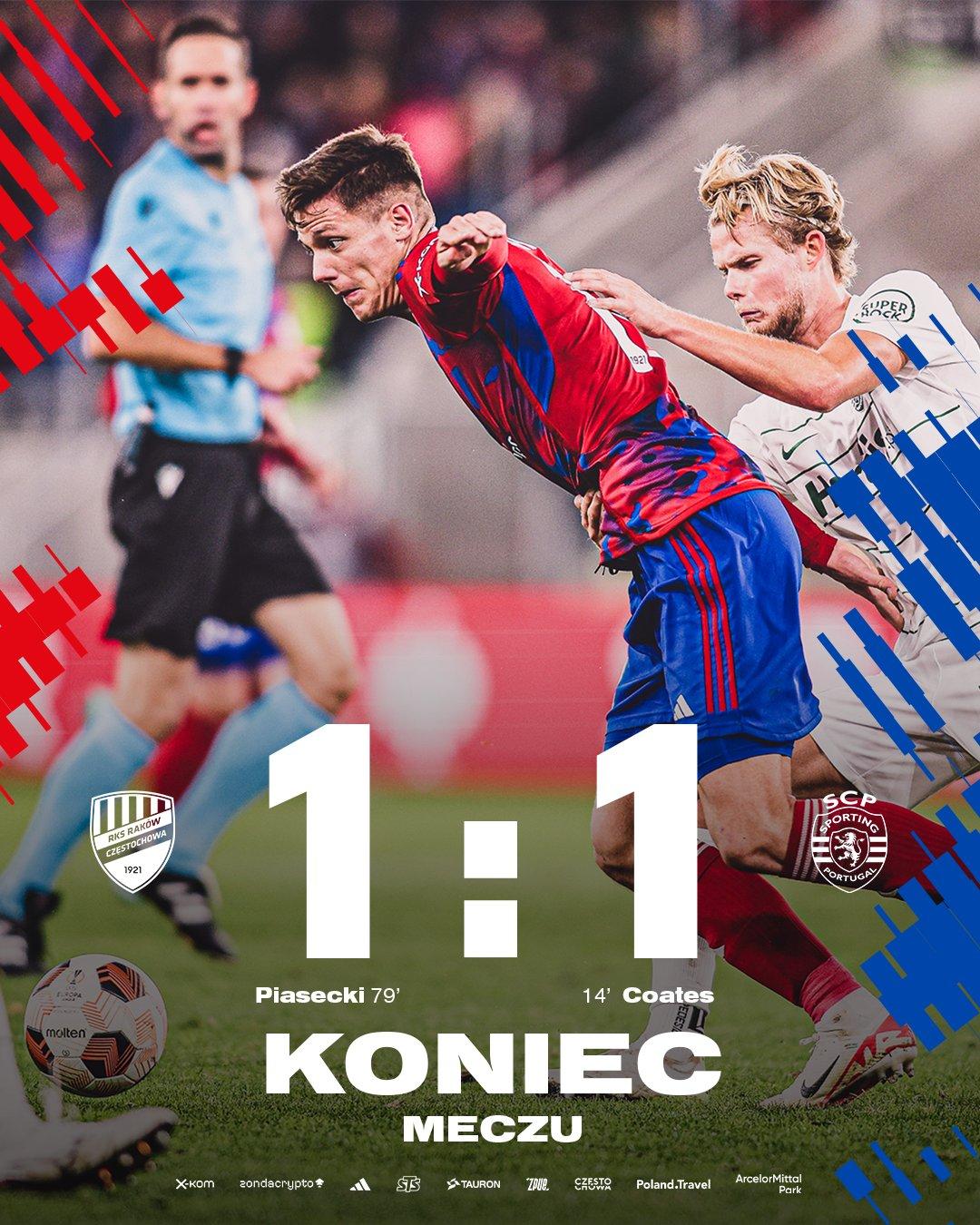 Raków Częstochowa - Sporting Lizbona 1:1 (26.10.2023)