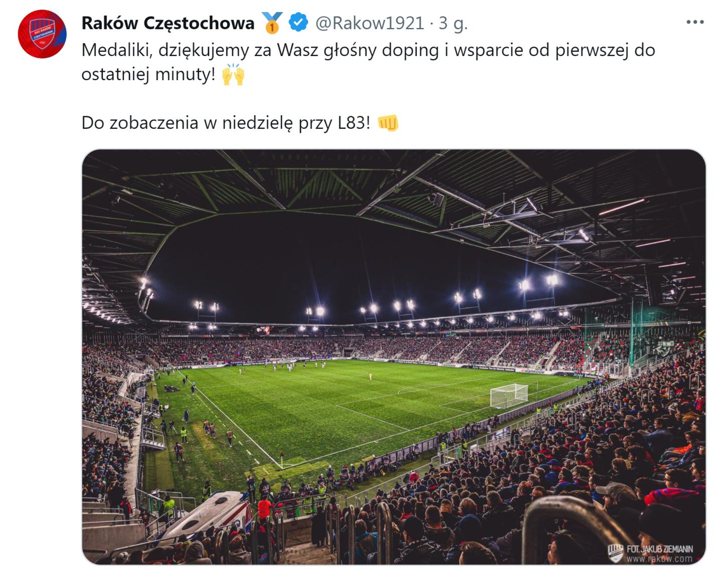 Raków Częstochowa - Sporting Lizbona 1:1 (26.10.2023)