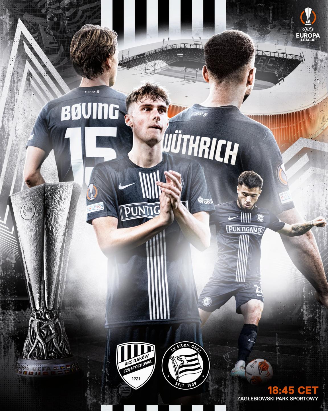 Raków Częstochowa - Sturm Graz 0:1 (05.10.2023)