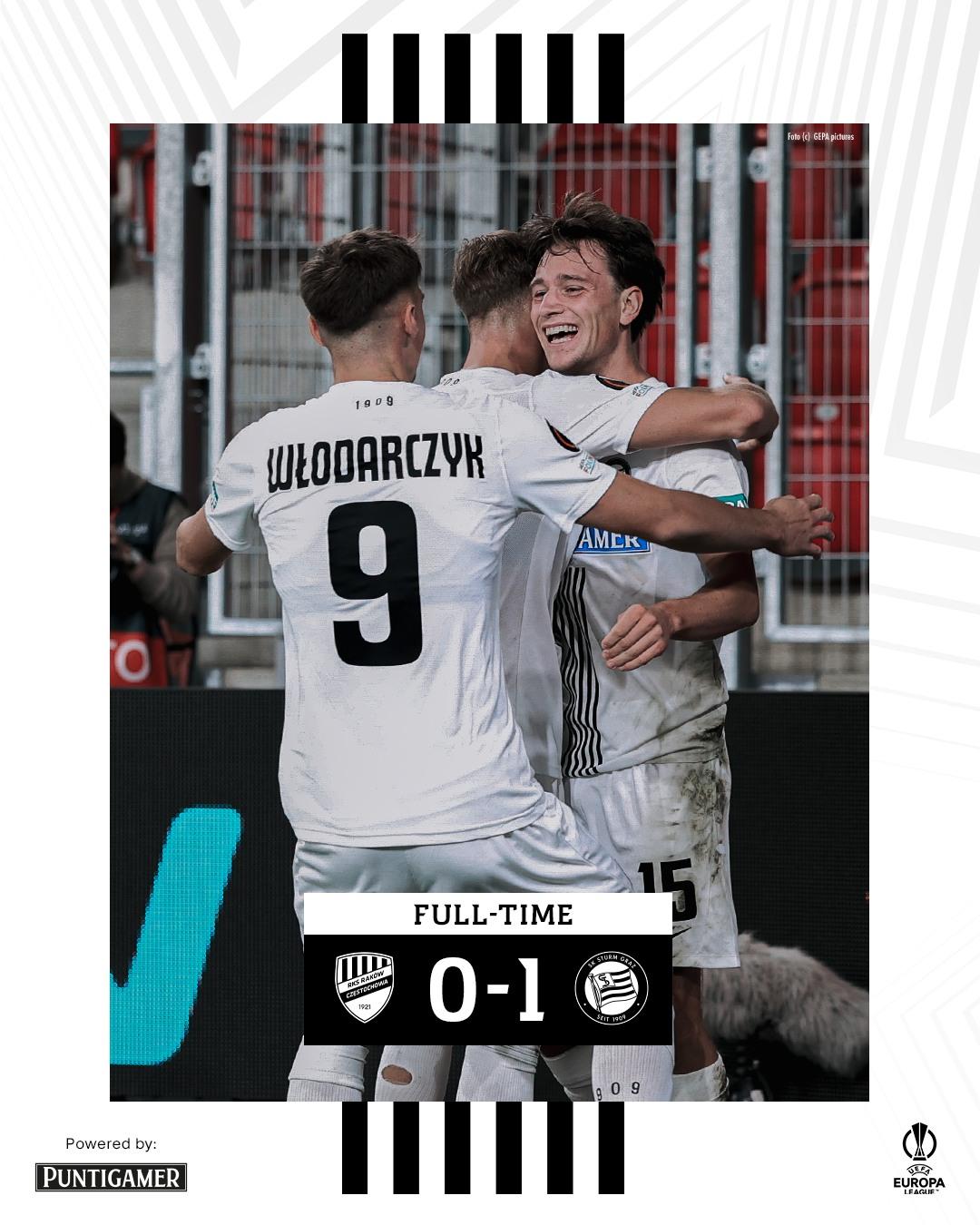 Raków Częstochowa - Sturm Graz 0:1 (05.10.2023)