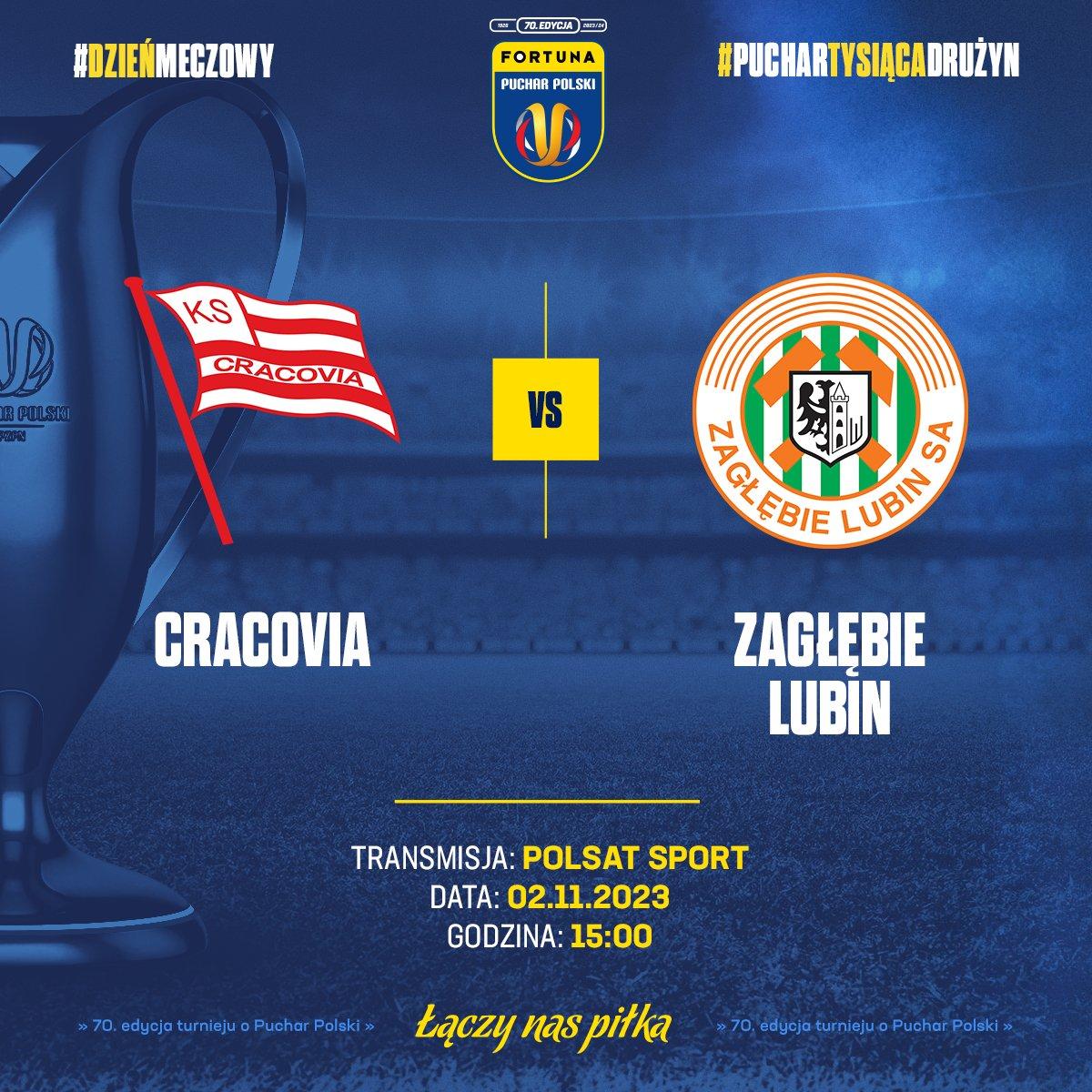 Cracovia - Zagłębie Lubin 1:0 (02.11.2023)
