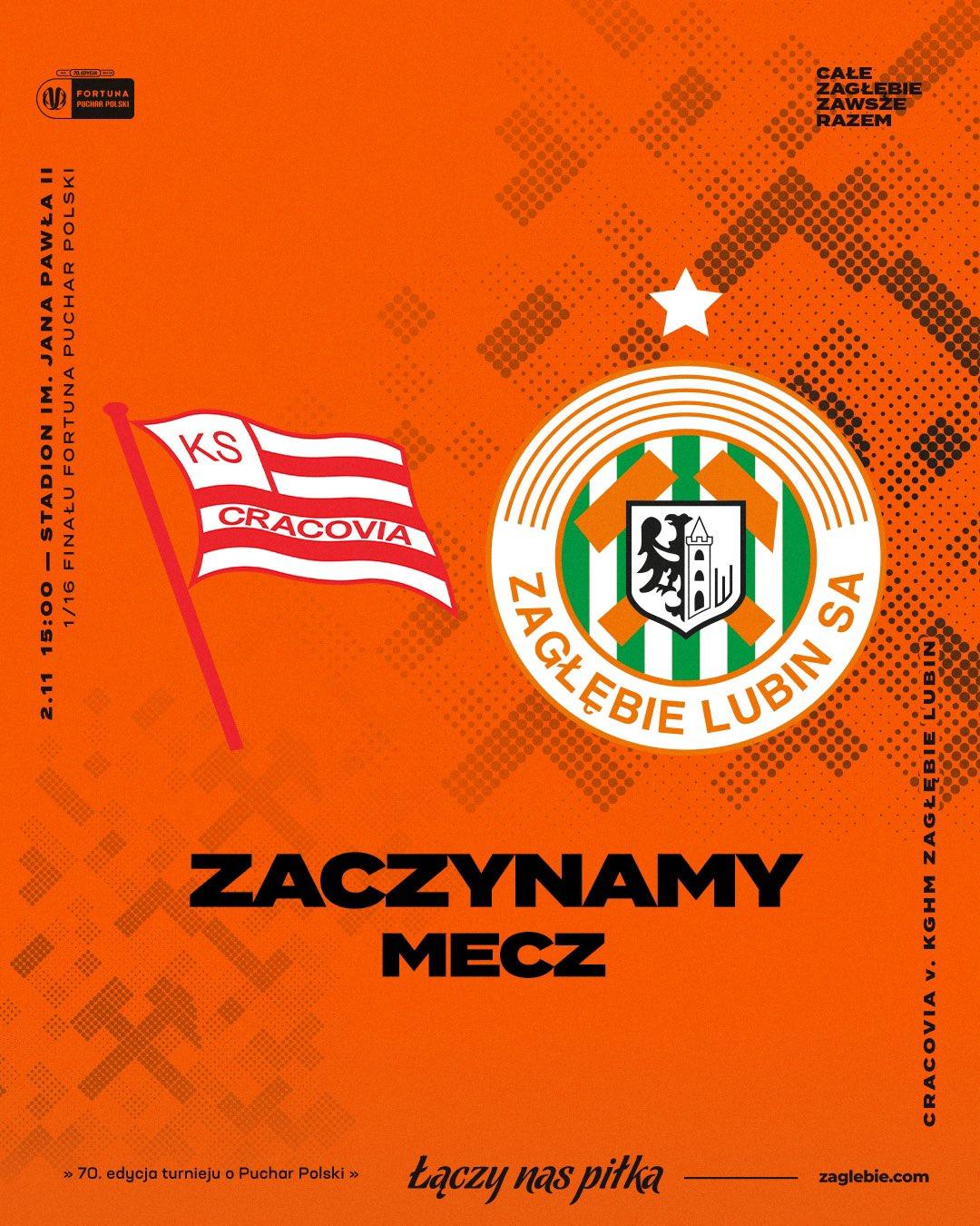 Cracovia - Zagłębie Lubin 1:0 (02.11.2023)