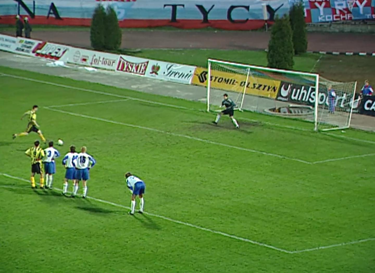 Górnik Zabrze - Ruch Radzionków 1:1, k. 7:6 (15.04.1998)