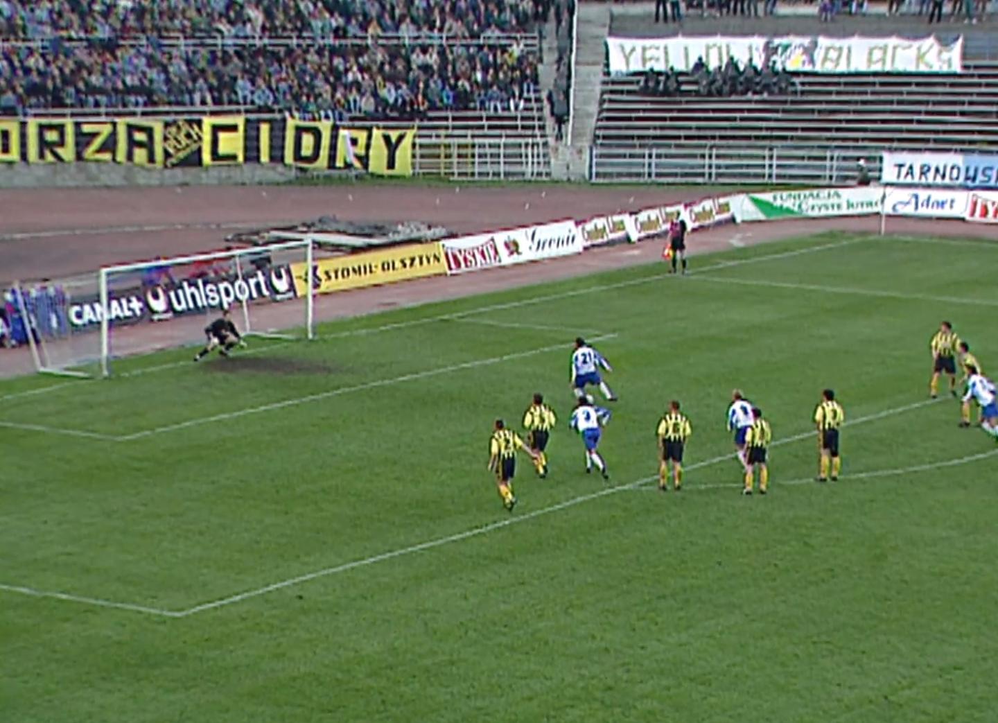 Górnik Zabrze - Ruch Radzionków 1:1, k. 7:6 (15.04.1998)