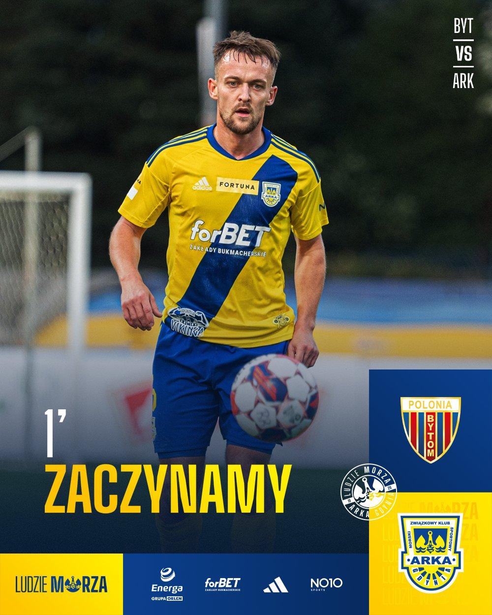 Polonia Bytom - Arka Gdynia 1:3 pd. (08.11.2023)