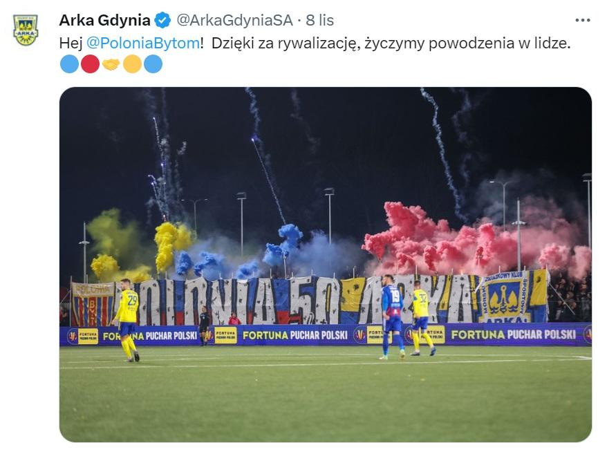 Polonia Bytom - Arka Gdynia 1:3 pd. (08.11.2023)