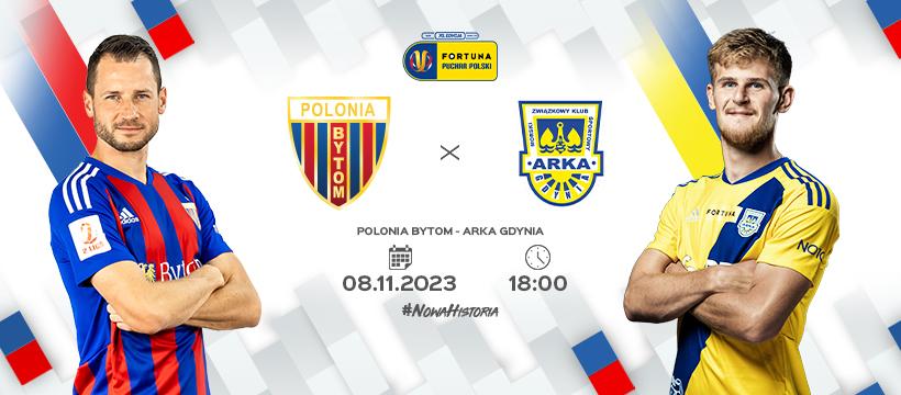 Polonia Bytom - Arka Gdynia 1:3 pd. (08.11.2023)