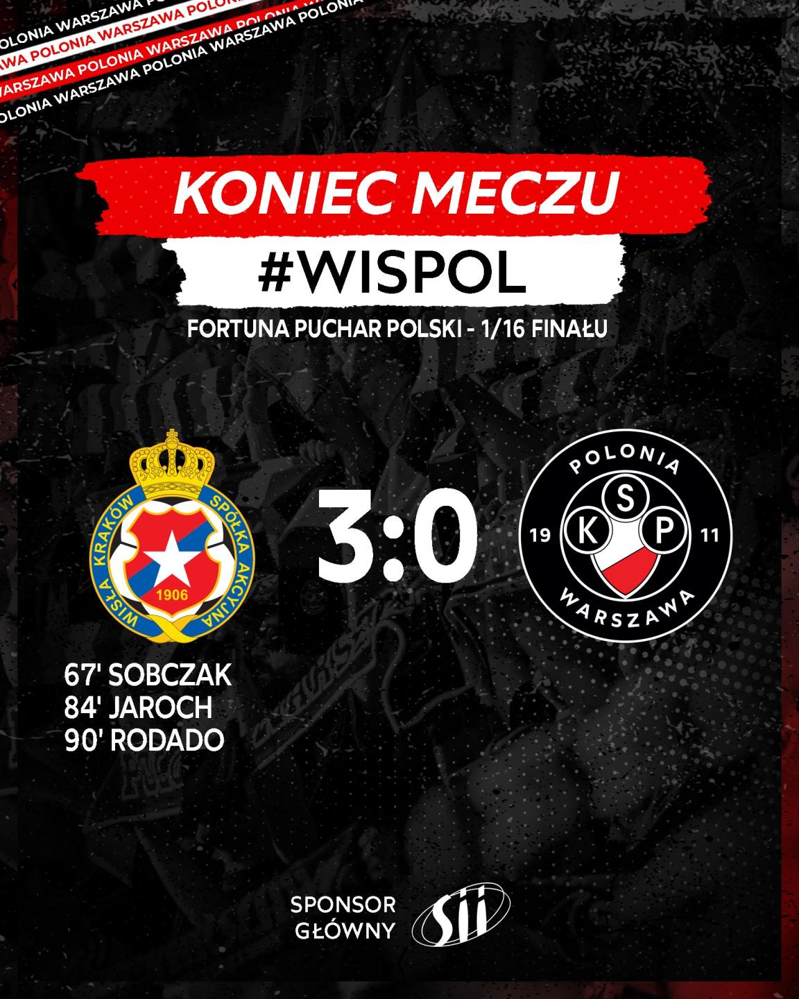 Wisła Kraków - Polonia Warszawa 3:0 (07.11.2023)