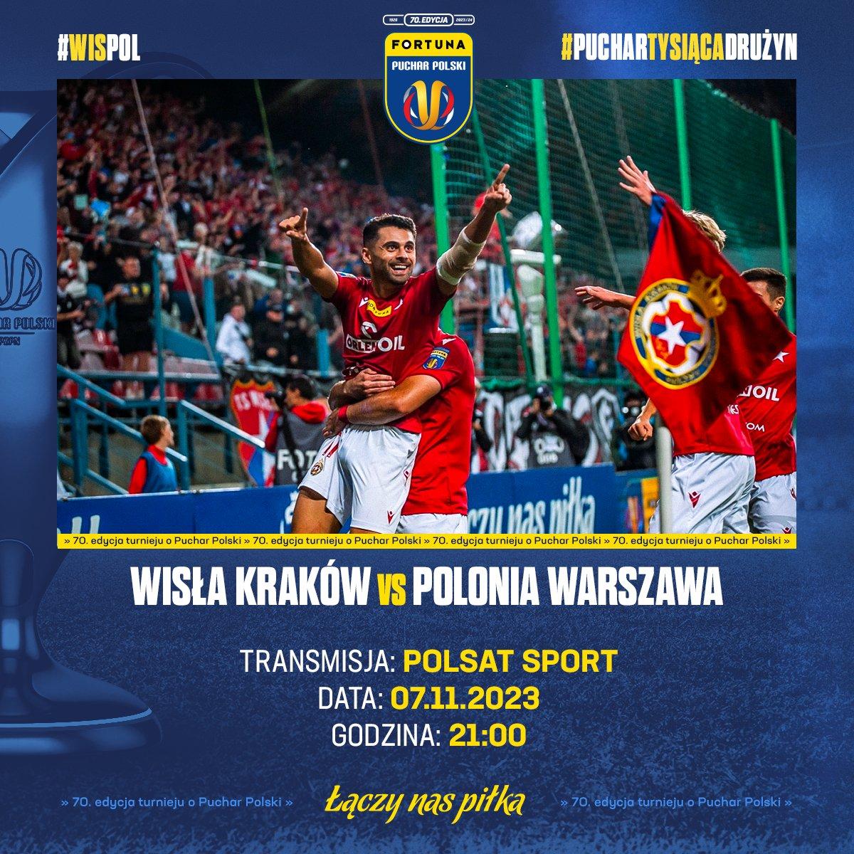 Wisła Kraków - Polonia Warszawa 3:0 (07.11.2023)