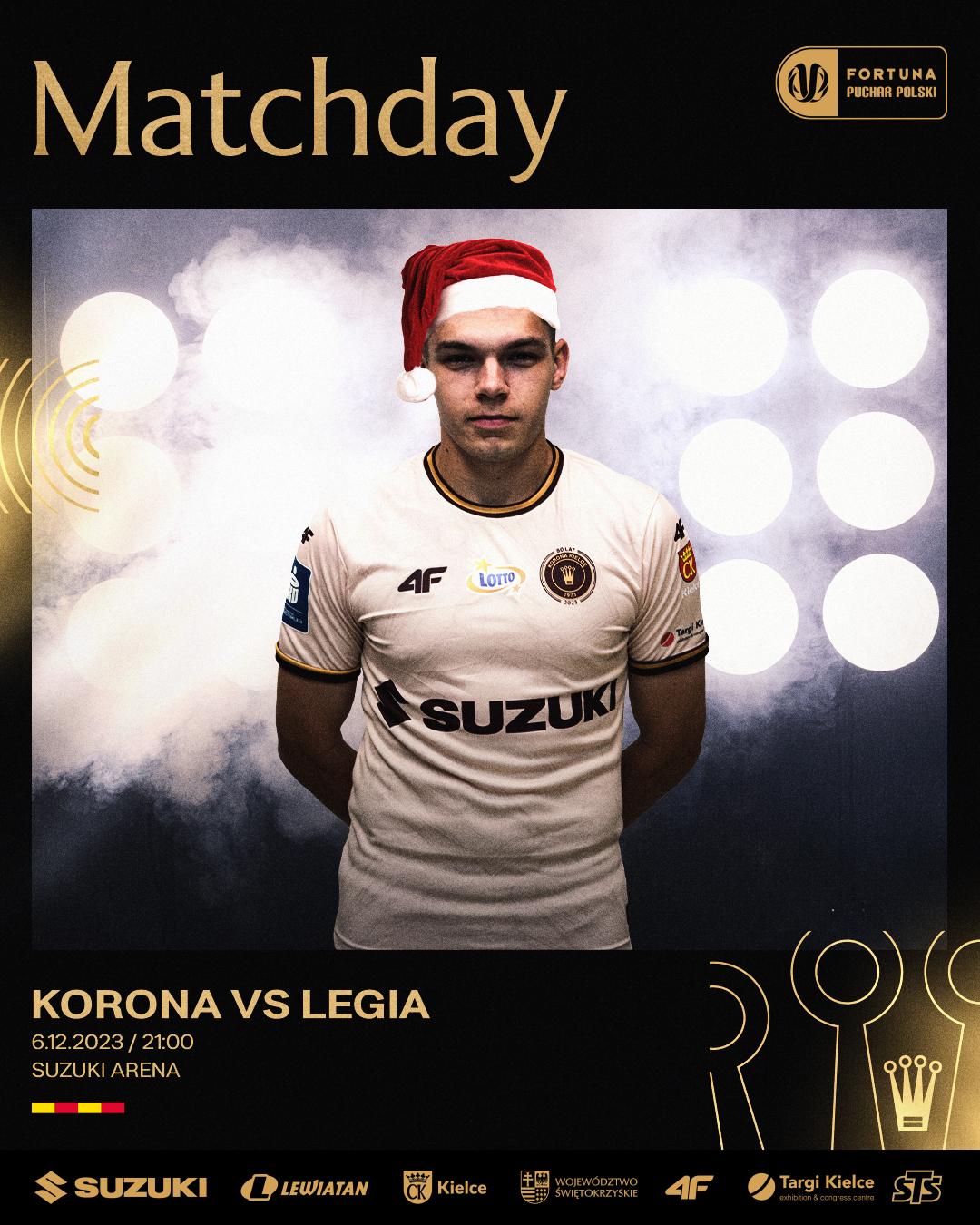 Korona Kielce - Legia Warszawa 2:1 pd. (06.12.2023)