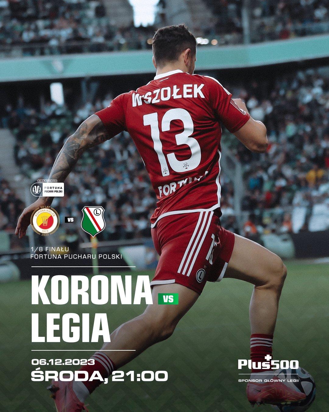 Korona Kielce - Legia Warszawa 2:1 pd. (06.12.2023)