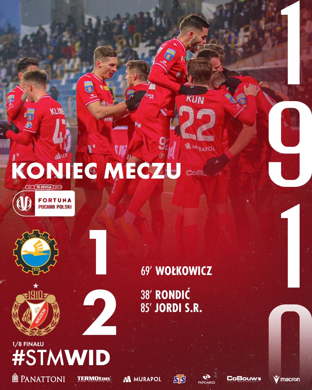 Stal Mielec - Widzew Łódź 1:2 (06.12.2023)