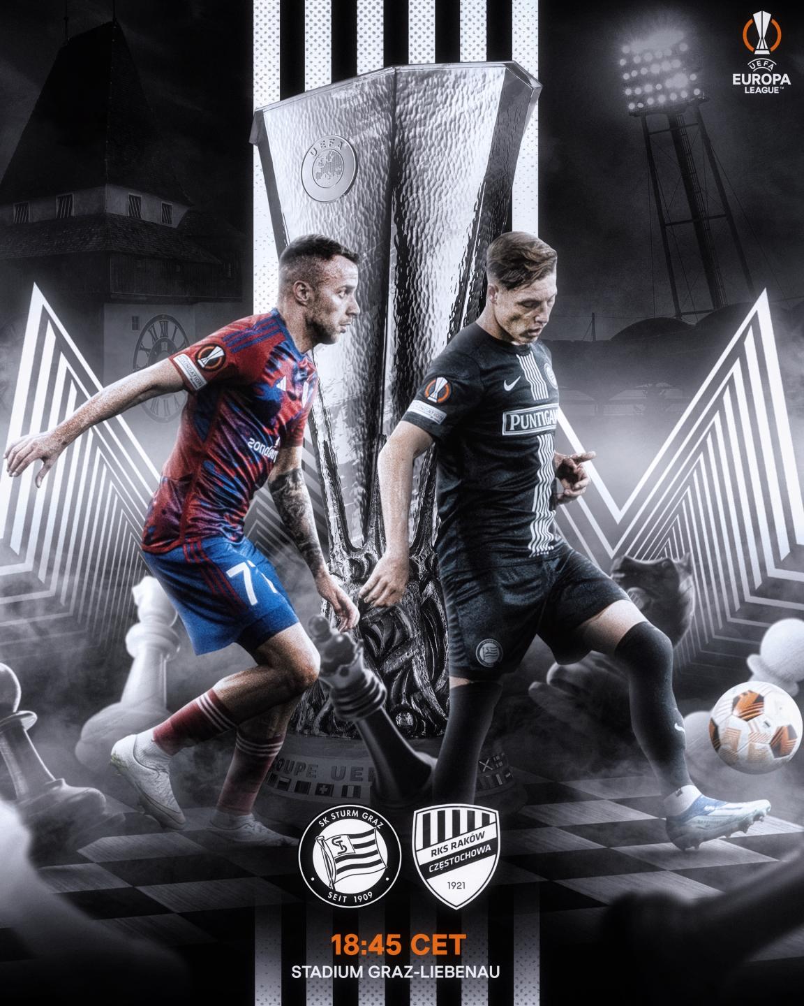 Sturm Graz - Raków Częstochowa 0:1 (30.11.2023)