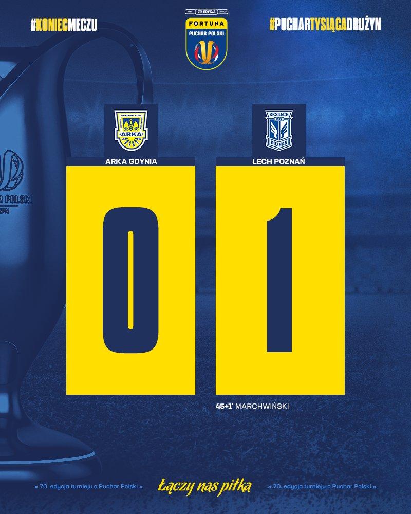 Arka Gdynia - Lech Poznań 0:1 (07.12.2023)