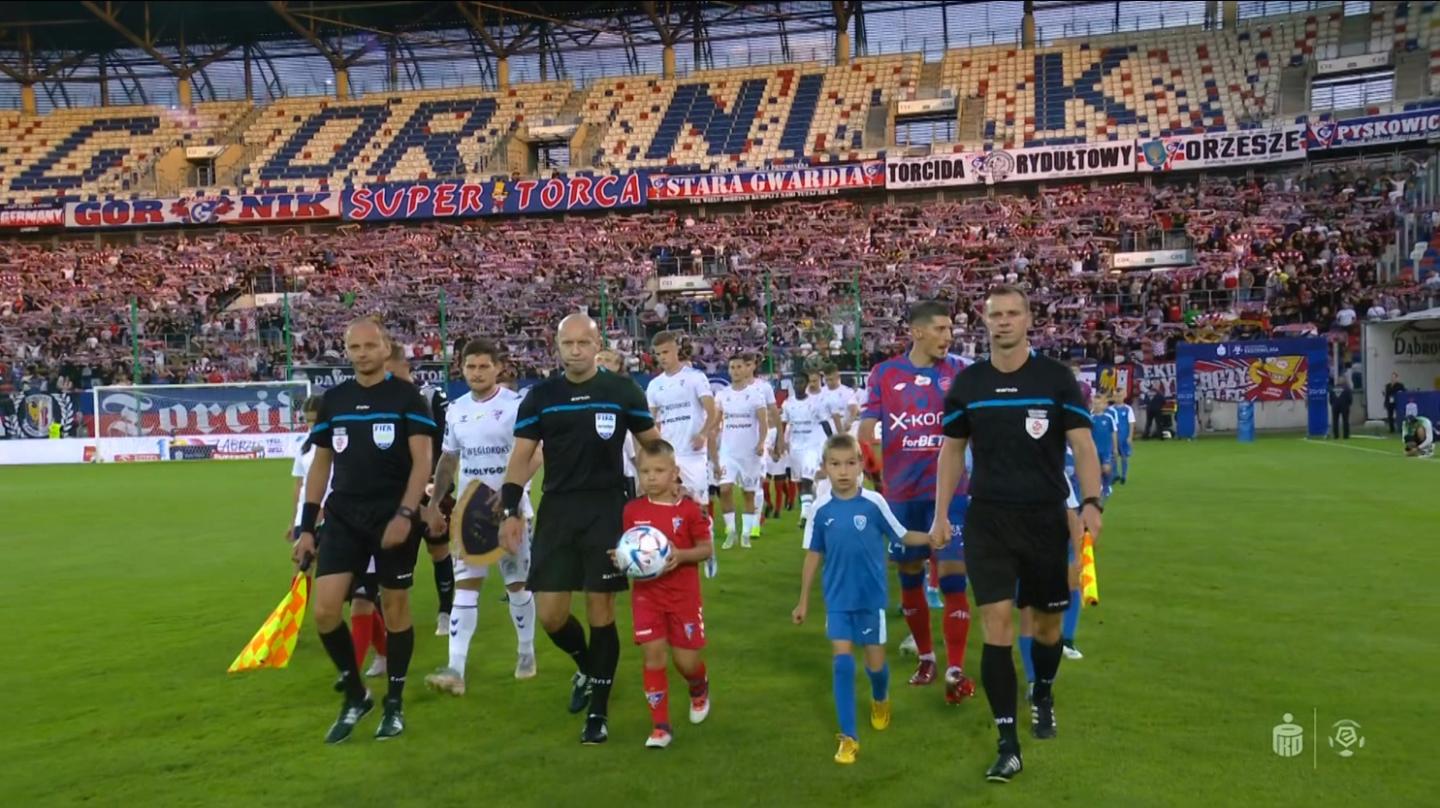 Górnik Zabrze - Raków Częstochowa 1:0 (07.08.2022) Szymon Marciniak