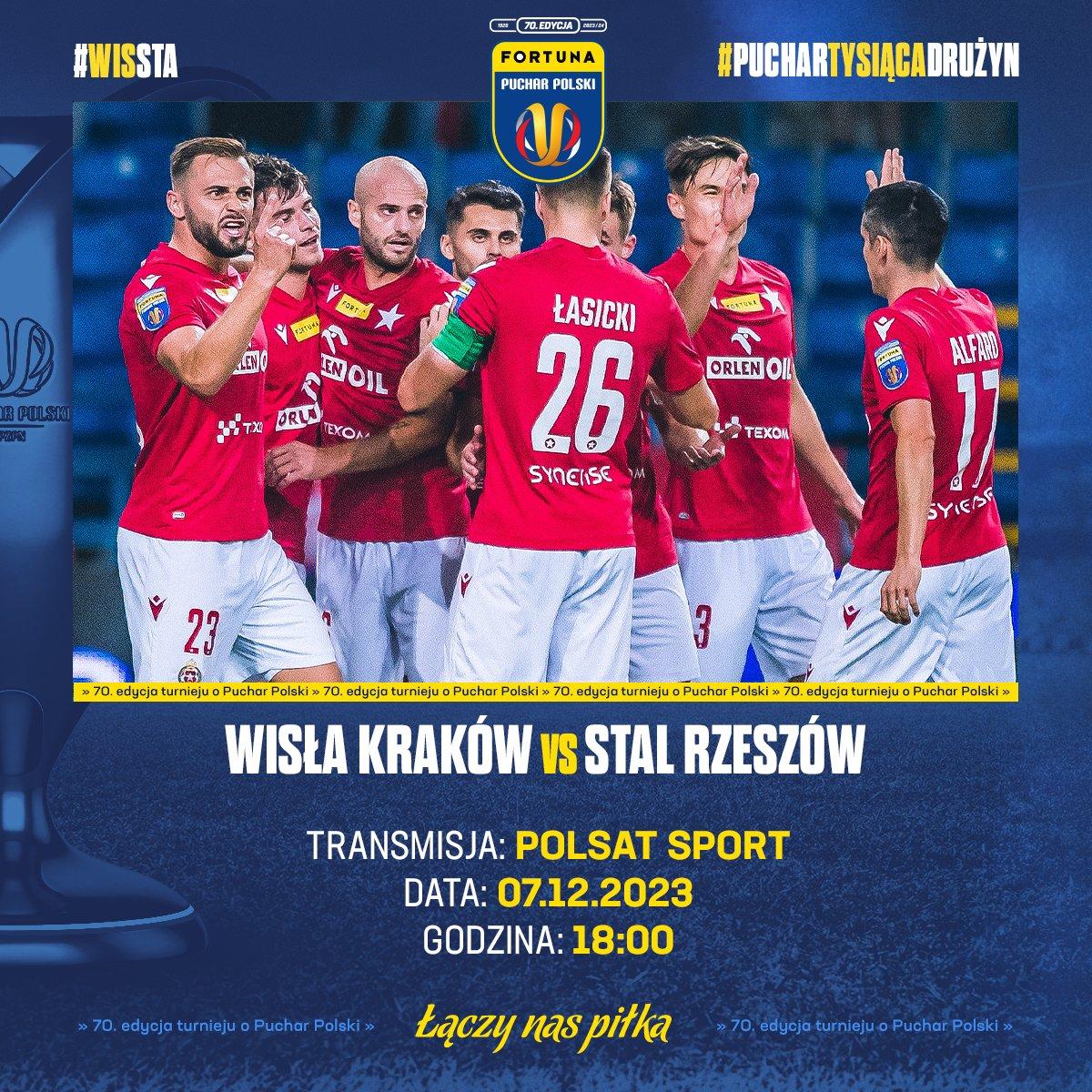 Wisła Kraków - Stal Rzeszów 4:1 (07.12.2023)