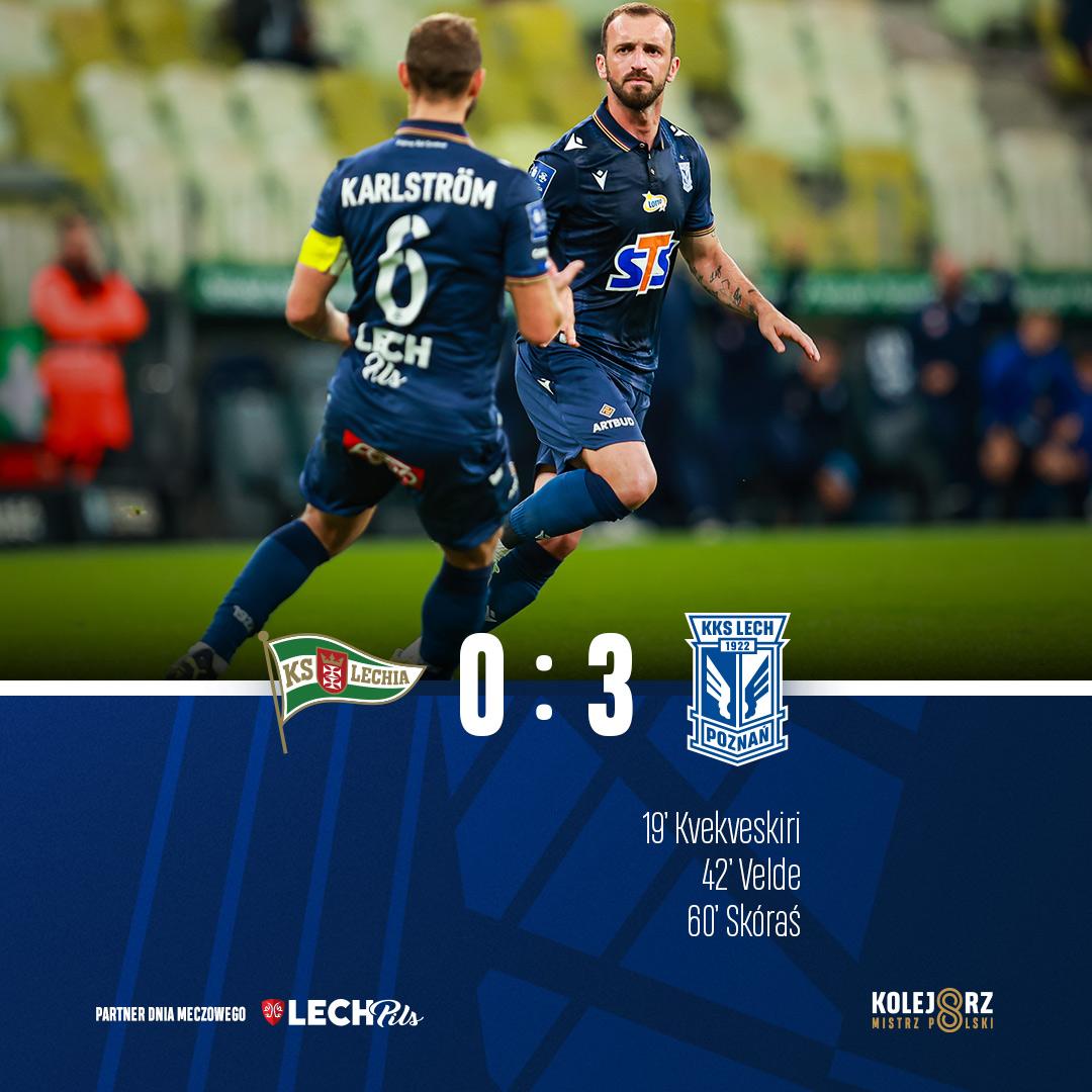 Lechia Gdańsk - Lech Poznań 0:3 (31.08.2022)