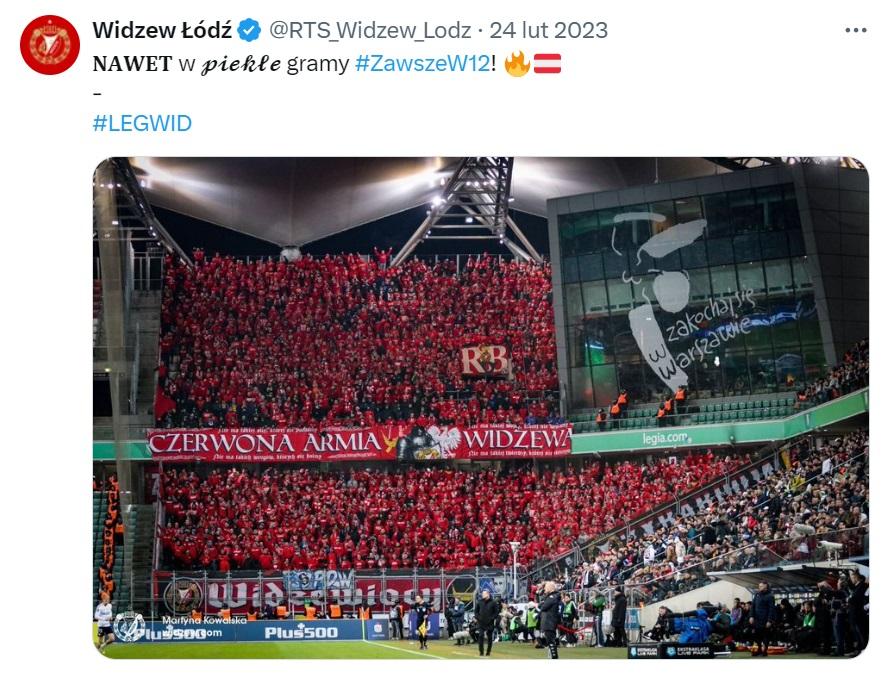 Legia Warszawa - Widzew Łódź 2:2 (24.02.2023)