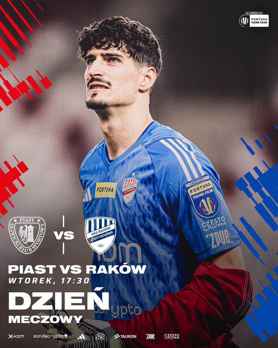 Piast Gliwice - Raków Częstochowa 3:0 (27.02.2024)
