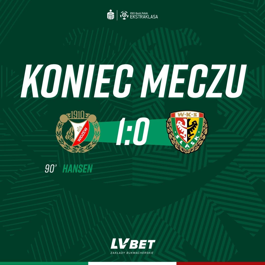 Widzew Łódź - Śląsk Wrocław 1:0 (17.02.2023)