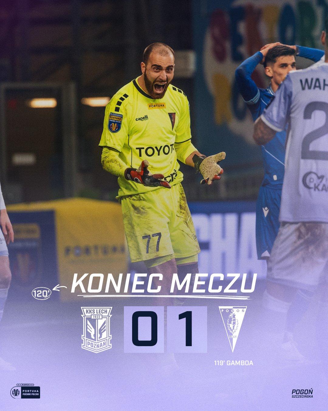 Lech Poznań - Pogoń Szczecin 0:1 pd. (27.02.2024)