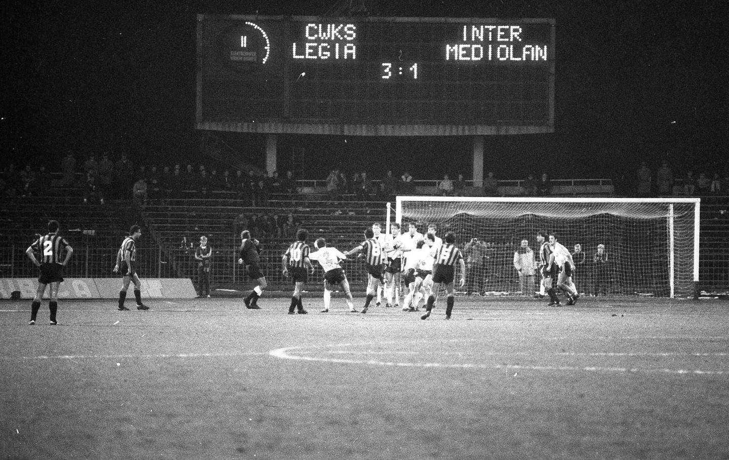 Legia Warszawa - Inter Mediolan 3:2 (22.10.1986)