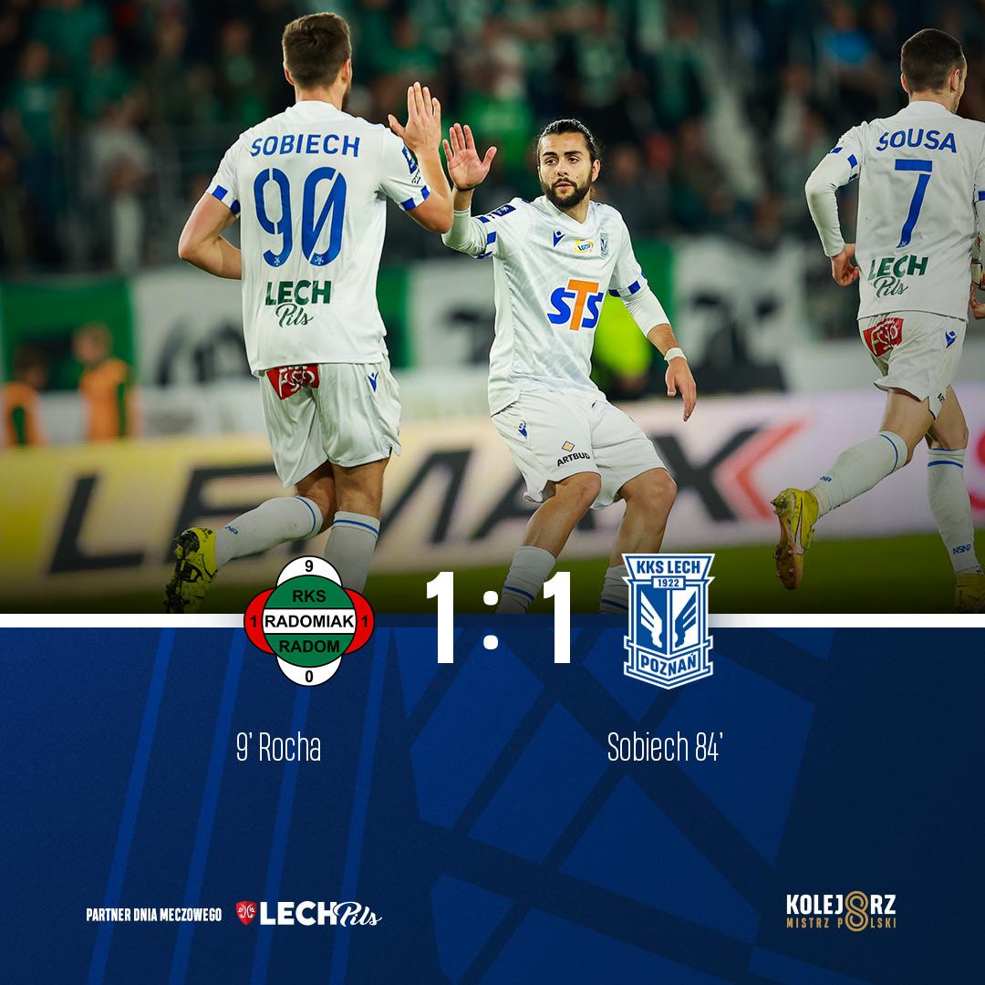 Radomiak Radom - Lech Poznań 1:1 (24.04.2023)