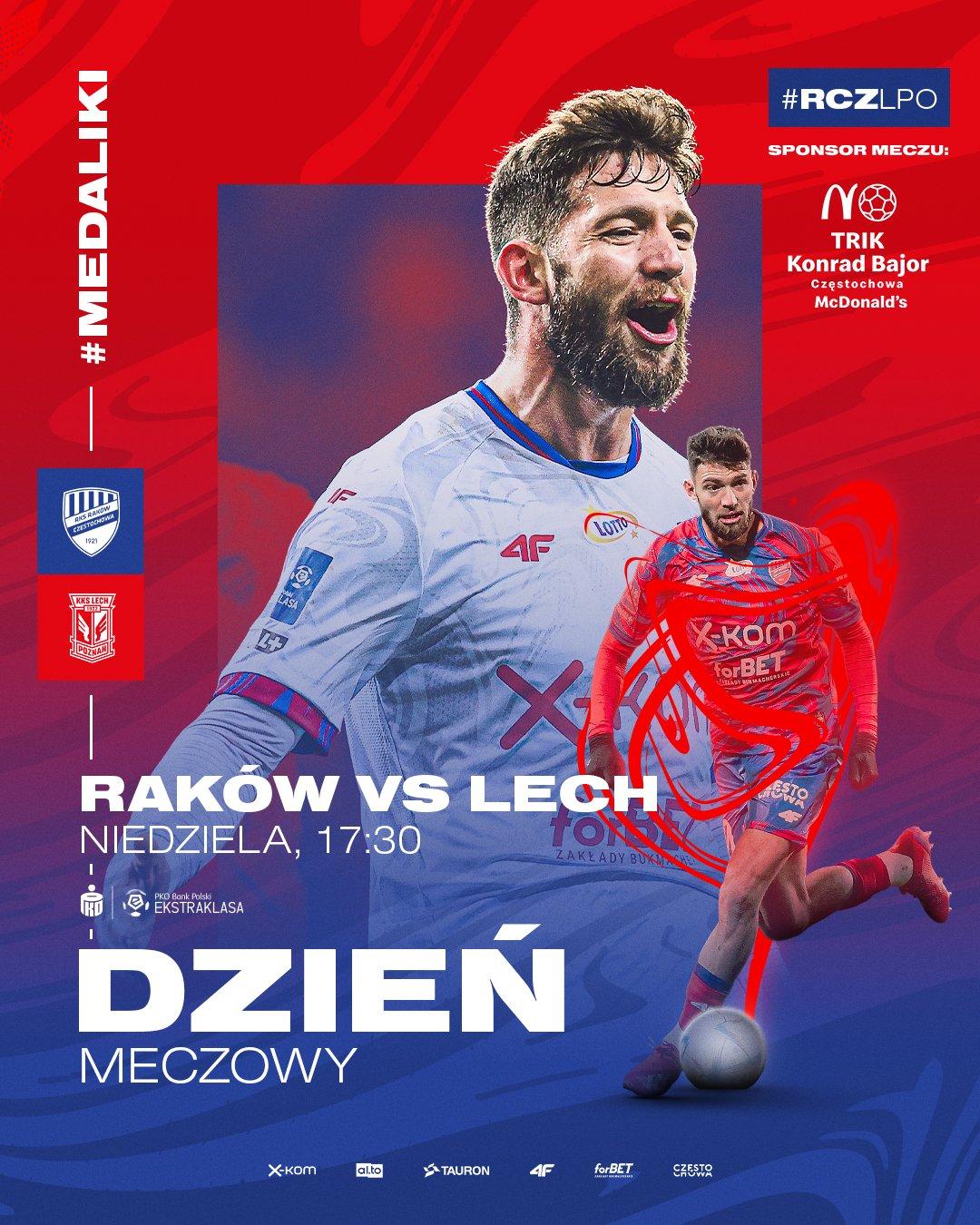Raków Częstochowa - Lech Poznań 0:2 (14.05.2023)