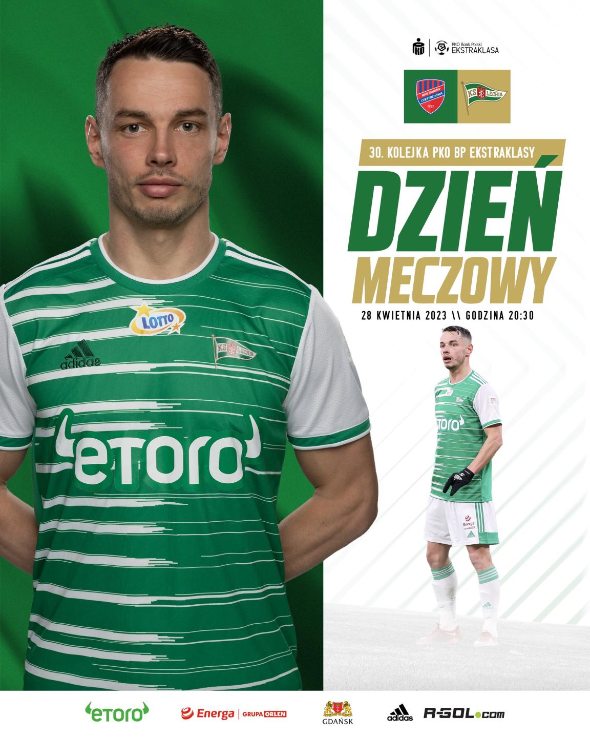 Raków Częstochowa - Lechia Gdańsk 4:0 (28.04.2023)