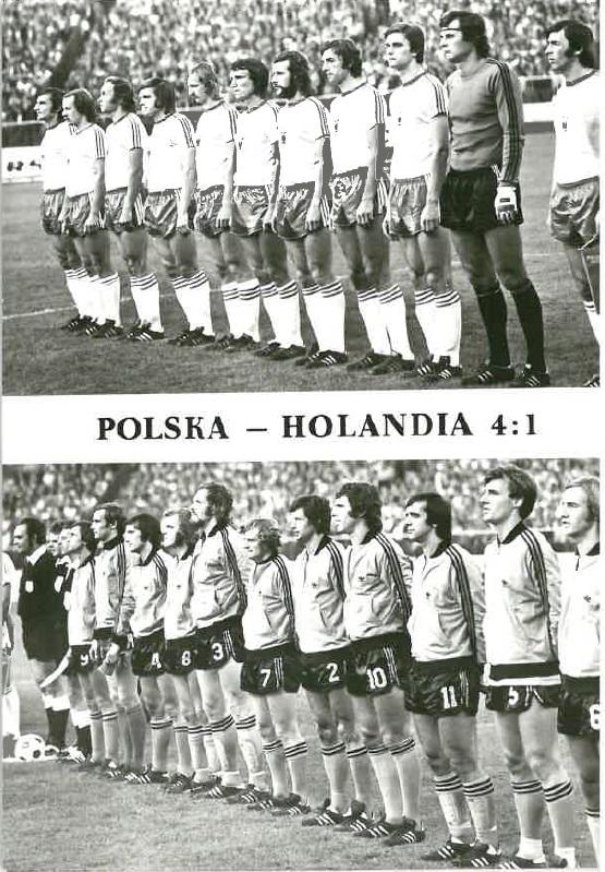 Pocztówka z meczu Polska - Holandia 4:1 (10.09.1975)